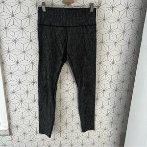 Lululemon Wunder Under Gray Speckle Legging 27”